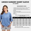 Unisex Post Shoulder Surgery Shirts Recovery Tear Away Short Sleeve