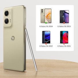 Moto G Stylus 5G 2024 Pen Replacement, Stylus Pen for Motorola Moto G Stylus 5G 2024 XT2419 All Version Touch Screen S Pen Caramel Latte