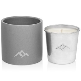 Murphy's Naturals Refillable Mosquito Repellent Candle | Grey | DEET FREE | Plant Based Essential Oils | Soywax, Beeswax Blend | One 9oz Candle included