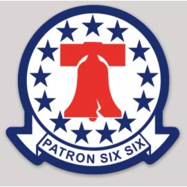4" NAVY VP-66 LIBERTY BELLS PATRON WING SQUADRON DIE CUT VINYL STICKER DECAL