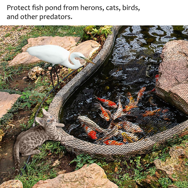 UNIFAMILY Fish Pond Netting for Leaves 4.5x6M Woven Fine Mesh