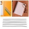 100PCS Spiral Binding Coils 48 Loops 4:1 Pitch A4 Paper