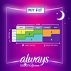 Always Radiant FlexFoam Pads for Women, Size , Extra Heavy