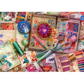 Ravensburger Aimee Stewart Vintage Dressmaking 1000 Piece Jigsaw Puzzles for Adults and Kids Age 12 Years Up - Nostalgia