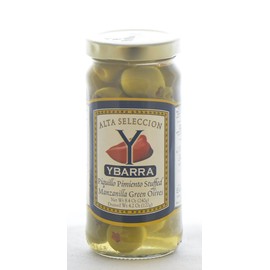 Ybarra Piquillo Pepper Stuffed Manzanilla Olives from Spain (5 oz/120 g)