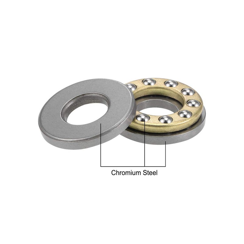 sourcing map 5pcs F8-19M Thrust Ball Bearings 8mm x 19mm
