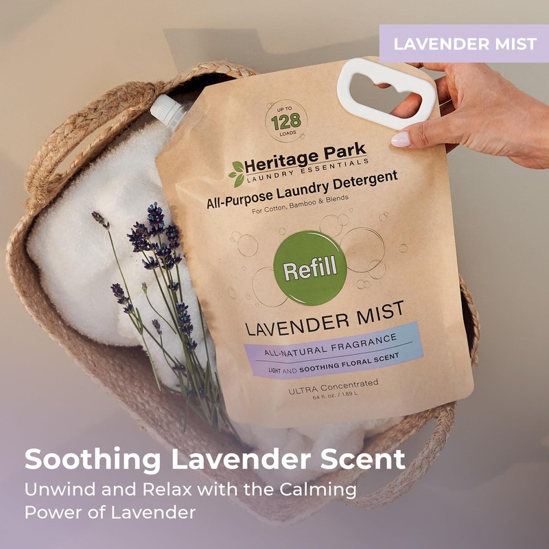 Heritage Park Luxury Laundry Detergent | Dermatologist Tested Plant based