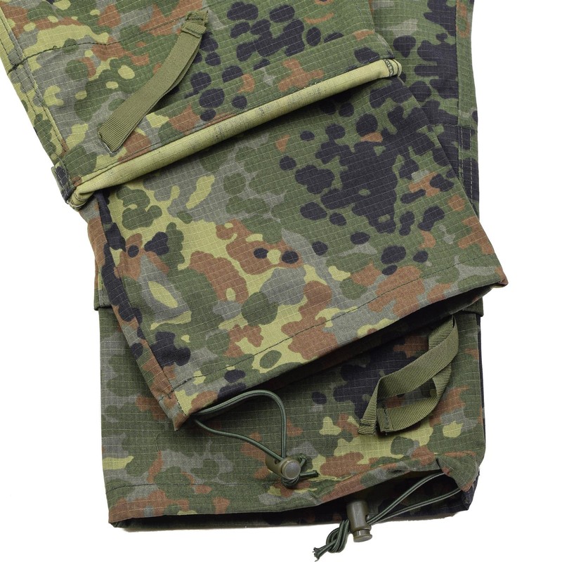 German Military Style Flecktarn Pants Tacgear Field Cargo Combat Trousers