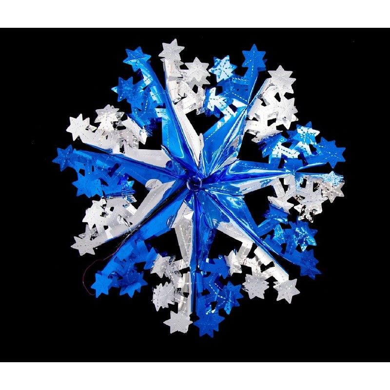 Simply Products Set of 4 40cm Christmas Foil Ceiling Garland