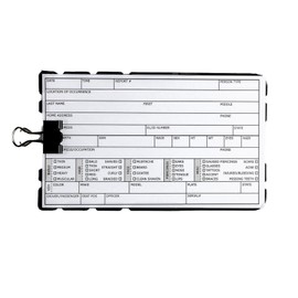 TPK - Tactical Pocket Klipboard | Pocket Clipboard for First Responders | Fits 3" x 5" Index Cards and TacticalKlips FI Cards (TPK)