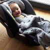 Baby Car Seat Warm Blanket Attached to Seat Cover Colour:
