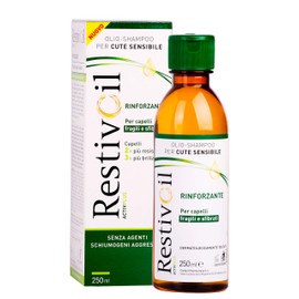 RestivOil Activplus Intensification Oil Shampoo for Sensitive Skin and for Brittle and Brittle Hair, No Aggressive Foams, 250 ml