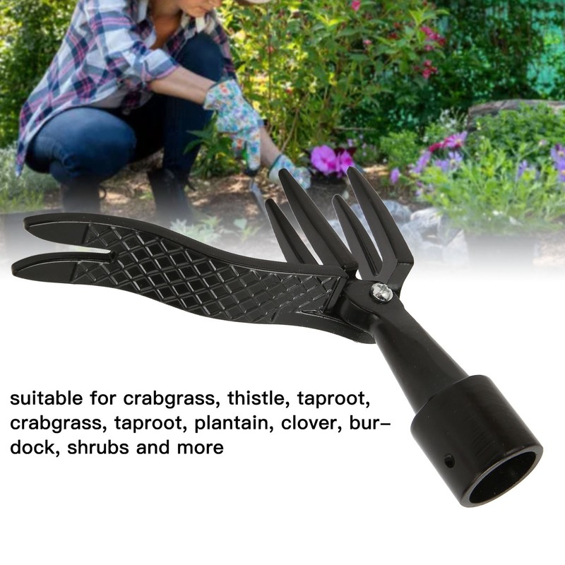 Stand Up Weed Puller 4 Claws Sturdy Steel Anti Slip