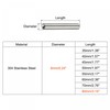 Sourcing Map 6x80mm Dowel Pin, 5pcs 304 Stainless Steel Round