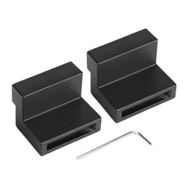 Door Stopper,Zinc Alloy Barn Door Stopper Track Roller Stopper Limit Device for Sliding Barn Door Hardware Rail Track Stop Kit