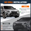 No Drill Tow Hook License Plate Mount Relocator Bracket Kit