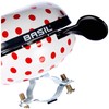 Basil Bicycle Bell, white, 80 mm