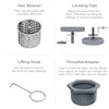 Sharpeye 32 Inch Linear Shower Drain with Tile Insert Grate,