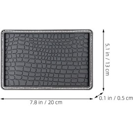 Healvian Almohadillas Antideslizantes para Tablero de Auto 2 Piezas Protección Solar y Diseño Único de PVC Gemas Reutilizables para Interiores