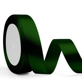 Green Ribbons for Gift Wrapping Ribbon for Presents 20mm*23m Green Satin Ribbons for Gift Wrapping Dark Green Ribbon Gift Wrapping Accessories Christmas Ribbon for Gift Wrapping Christmas Tree Ribbon