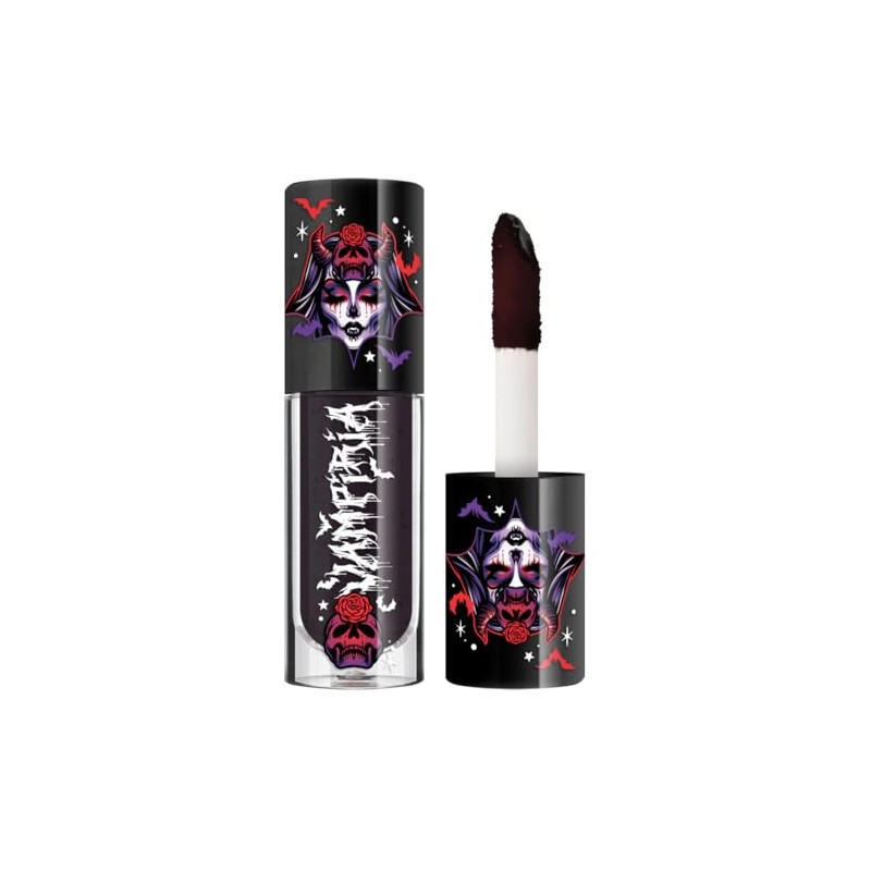 Malagna Cosmetics Tinta de labios vegana oscura (Nosferatu) | Larga