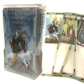 Tarot Card, Weight Edition, Tarot Divination Telling, Universal Transparent Tarot, Japanese Instruction Manual Included (English Language Not Guaranteed)