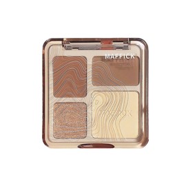 YiGuMy Face & Body Contour Palette - Highlighter Makeup Powder Stick with Glow Bronzer, Blush & Shimmer Cream, Korean Natural Glow, Gold/Silver/Vintage Non-Greasy Skin Tone (MF Nature)