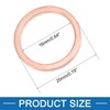 A ABSOPRO 16mm x 20mm x 2mm Copper Flat Washer