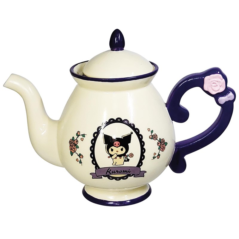 Sanrio SAN4355 Chromi Teapot, Approx. 20.3 fl oz (600 ml),
