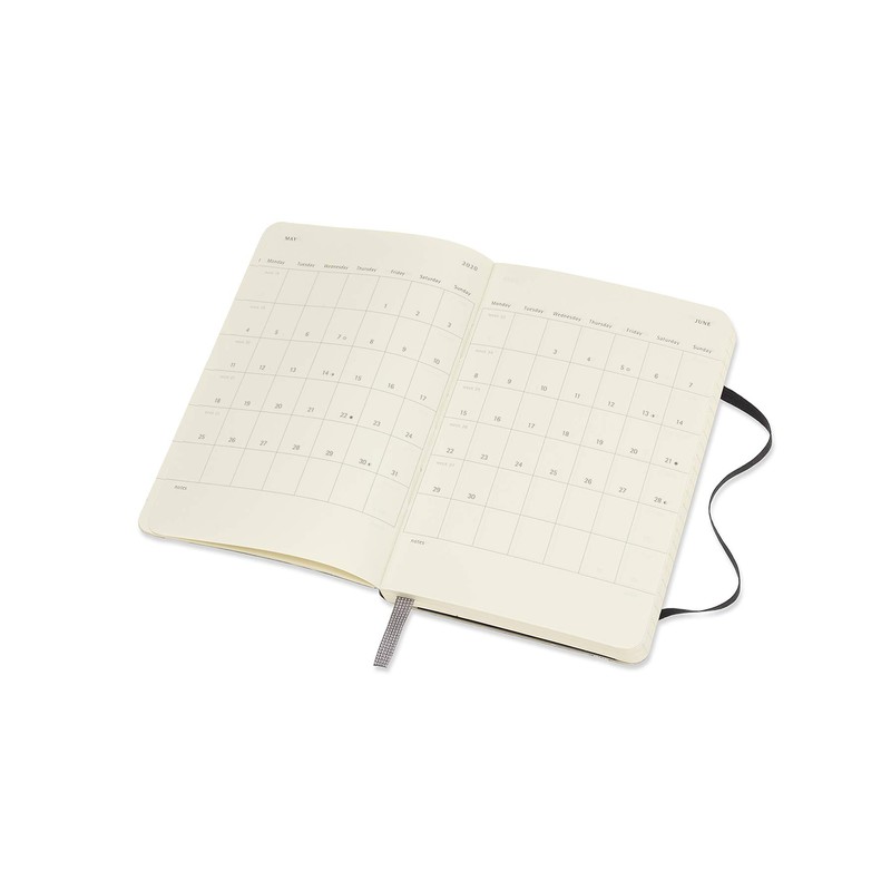 Moleskine 18 Months Agenda Weekly 2019/2020, Academic Diary with Soft