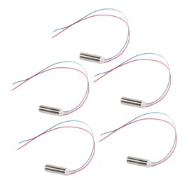 5 Pieces 14500 rpm Waterproof Vibration Motor Hollow Shell Vibration Motor Cylindrical Micro Coreless Vibration Motor for Massager Smart Glasses