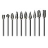 Set of 10 Carbide Bar Tungsten Bar Drill Cutter Shank