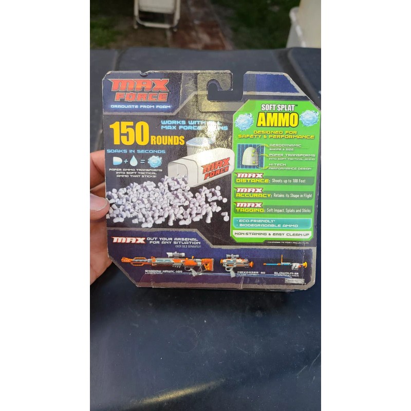 JAKKS Pacific Max Force Soft Splat Ammo 150 Rounds Jakks