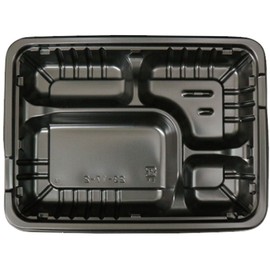 Daikoku Kogyo 1572032 Bento Containers, Body/Lid, Medium, B, Set of 20, Fresh Mate