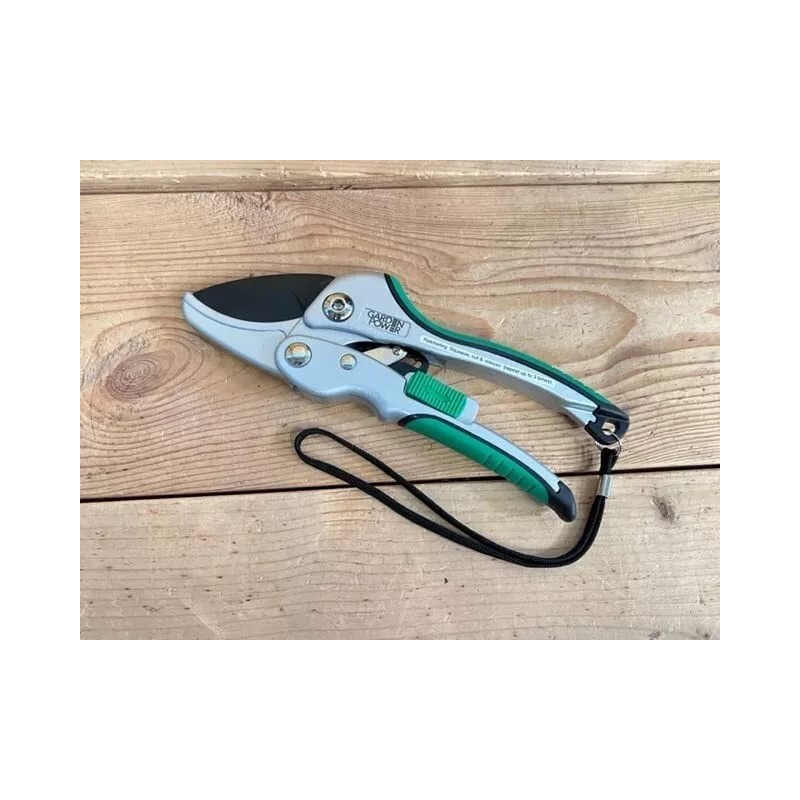 Garden Power Premium Heavy Duty Ratchet Pruning Shears, Professional Hand