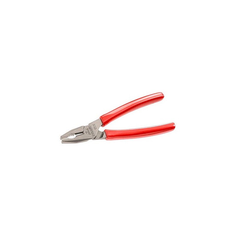 Facom 187 a.18g Universal Pliers with PVC Handle Carved, 180 mm, red