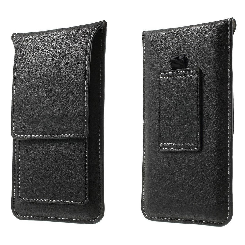 DFVmobile - Belt Case Cover Premium Synthetic Leather Vertical and