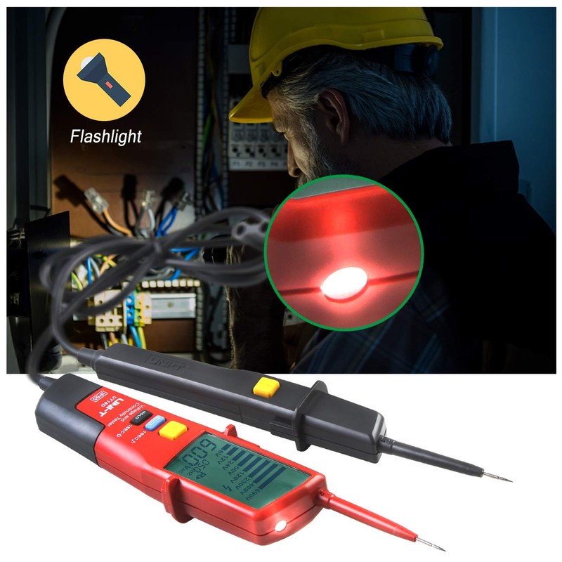 UNI-T UT18D Voltage Tester and Continuity Tester Waterproof Voltage Tester