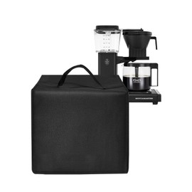 Coffee Maker Dust Cover Heavy Duty Heat Resistant Waterproof Cover Compatible With Technivorm Moccamaster 53930 KBGV 10-Cup Coffee Make Black7.9"D x 14.2"W x 14.2"H