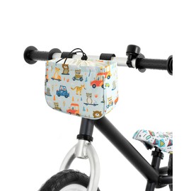 ANZOME Handlebar Bag Children's Bicycle Basket Front for Girls Bicycle Basket for Children Bicycle Accessories for Balance Bike, Tricycle, Scooter