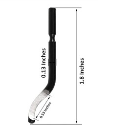 10Pcs High Speed Stainless Steel Deburring Swivel Blades Tool Compatible NOGA BS1010 S10 Swivel Blades Deburring Hand Tool.