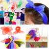 Dance Towels, 6 Pieces Multi-Colour Silk Scarves, Dance Juggling Scarves,