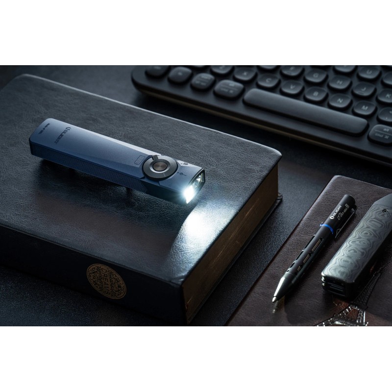 Olight Arkfeld Ultra Navy Blue CW 3-in-1 EDC Flashlight, O-Aluminum