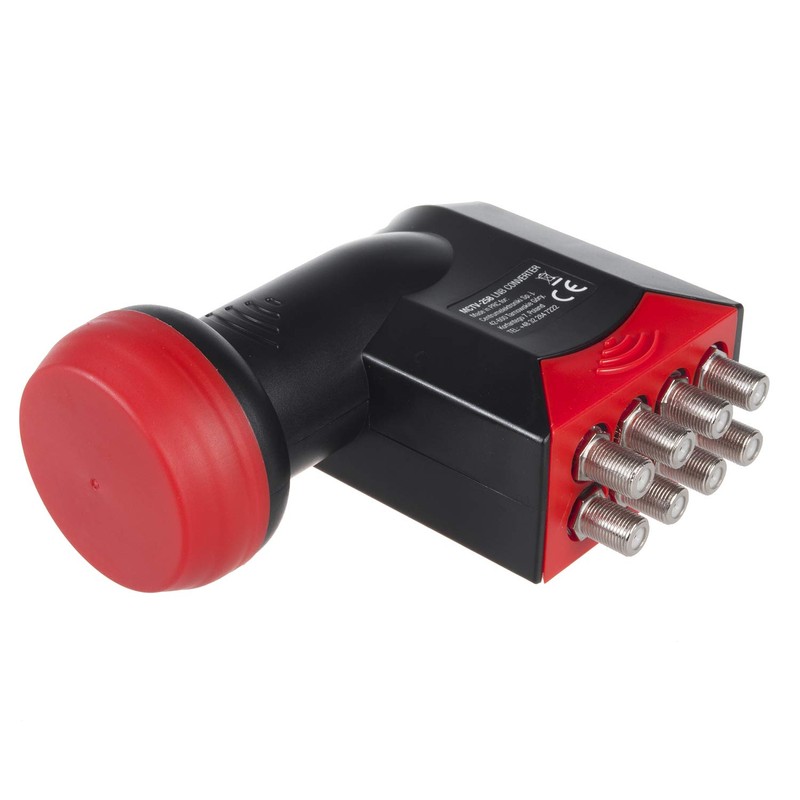 Maclean MCTV-258 Premium Octo LNB SAT Converter Digital Waterproof 3D