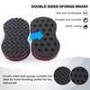 FIABC Big Holes & Big Size Barber Hair Brush Sponge