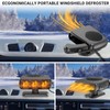 12V Car Heater, 200W Portable Windshield Defroster with Heating/Cooling Fan