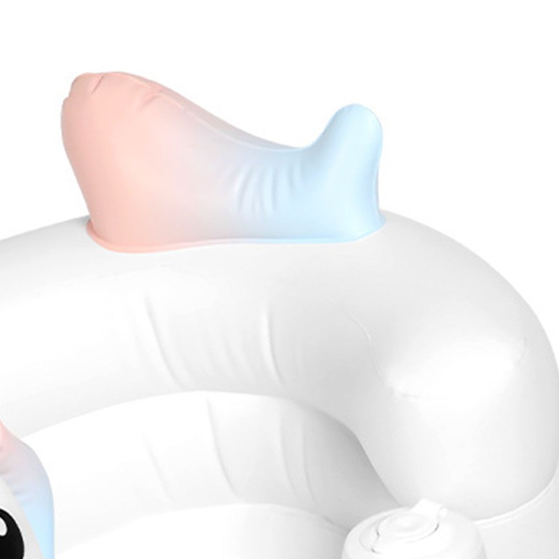 Baby Chair Inflatable Cute Animal Pattern Large Base PVC Soft