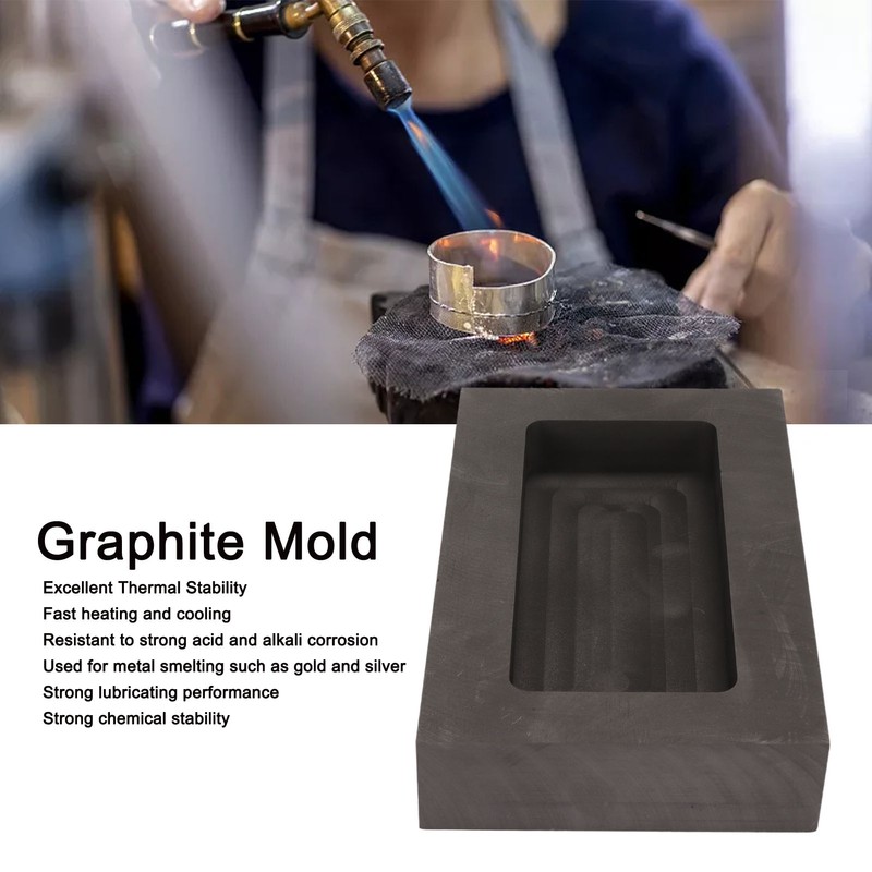 Graphite Ingot Mold Metal Refining Mould Crucible for Melting Casting