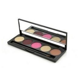 Jolie Micro Fine Mineral 5 Shade Eyeshadow Compact W/Brush - Diva (618)