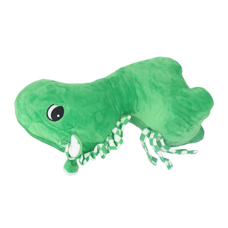Plush Green Horse Toy Portable Mini Soft Comfortable Cute Fun